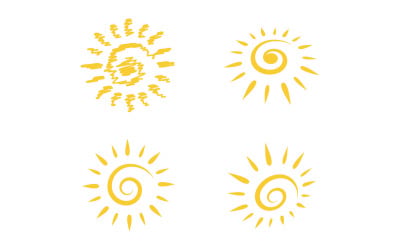 Sun Vector illustration Icon Logo Template design