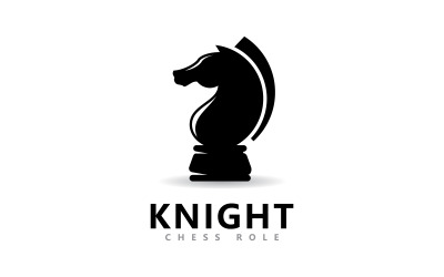 Chess knight role logo vector, Chess piece vector icons  3