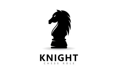 Chess knight role logo vector, Chess piece vector icons  4