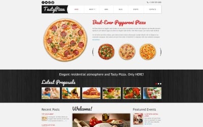 Açlığı Öldürmek İçin Pizza Joomla Teması