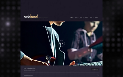 Music Responsive WordPress Theme Tema WordPress №47539