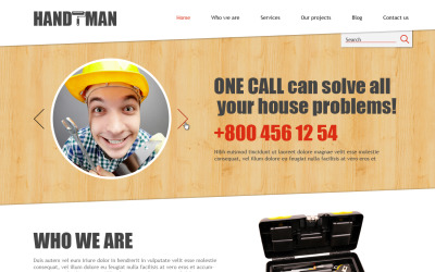 Responsywny szablon Joomla #47510 na temat: remonty domowe