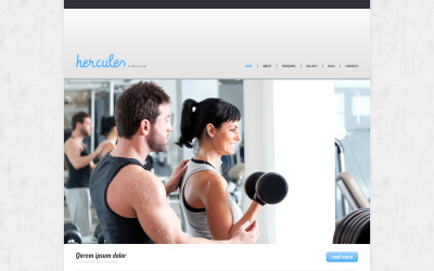 Thème WordPress sensible au fitness
