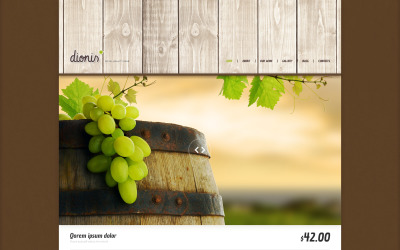 Winery Responsive WordPress-tema