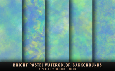 Helle pastellfarbene Aquarellhintergründe