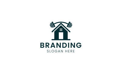 GYM home fitness logo-664
