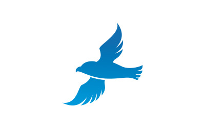 Illustrazione vettoriale del modello del logo dell&amp;#39;uccello 7