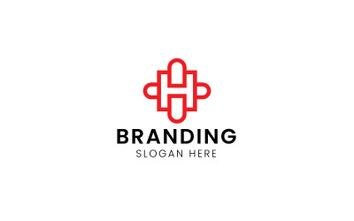 Letter H luxury company logo-668