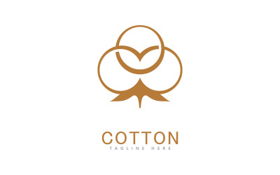 Cotton logo vector template design  6
