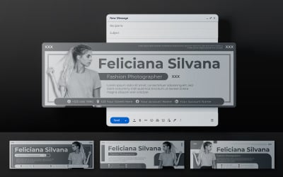 B&amp;amp;W Email Signature Template