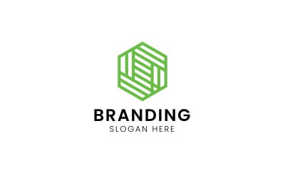 Hexagon N company logo-673