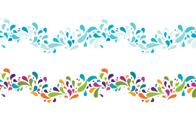 Watergolf spatten icoon voor natuur evenement melk drank vector illustratie ontwerp sjabloon v.6