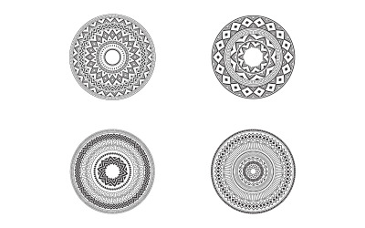 Art Circular pattern in form of mandala for decoration. Decorative ornament v.6