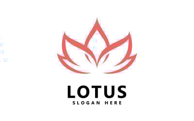 Beauty lotus flower logo   spa logo vector  yoga and therapy symbol 6