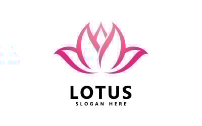 Beauty lotus flower logo   spa logo vector  yoga and therapy symbol 7