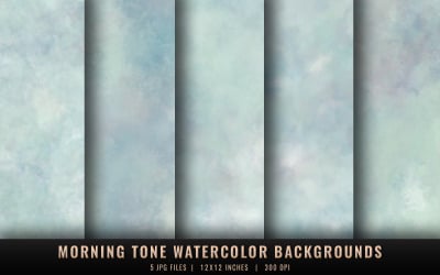 Morgenton Aquarell Hintergründe