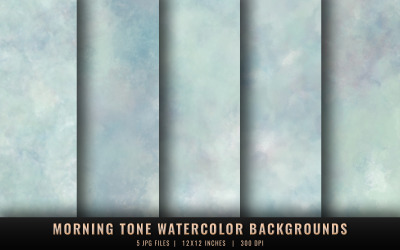 Morning Tone Watercolor Backgrounds