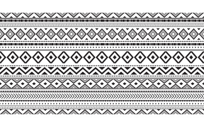 Tribal seamless pattern ethnic geometric seamless aztec pattern design template v.2
