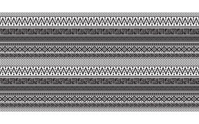 Tribal seamless pattern geometric seamless aztec pattern art design template v.2