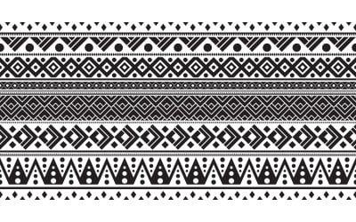 Tribal seamless pattern geometric seamless aztec pattern art design template v.3