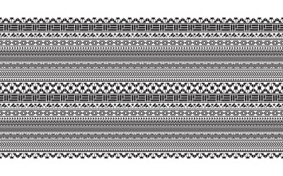 Tribal seamless pattern geometric seamless aztec pattern art design template v.5