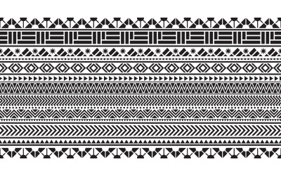 Tribal sömlösa mönster geometrisk sömlös aztec mönster konst designmall v.4