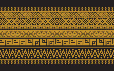 Tribal sömlösa mönster geometriska sömlösa aztec mönster konst designmall v.7