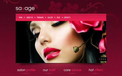 Beauty Salon Drupal Template #47607
