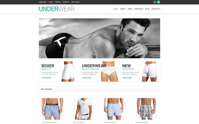 "Male Underwear" thème WooCommerce adaptatif #47696