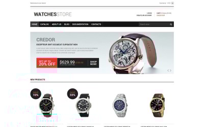 Thème Shopify réactif pour les montres