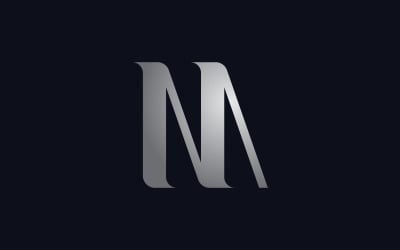 Buchstabe M-Logo, flaches Logo, Vektor-Design-Vorlage, abstraktes M-Logo 7