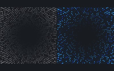 Halftone background circle dots vector illustration design template v.5