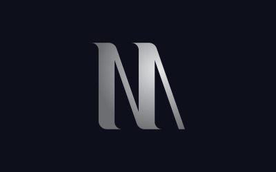 Harf M logosu düz logo vektör tasarım şablonu Soyut M logosu 7