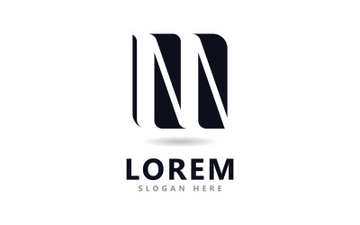 Harf M logosu düz logo vektör tasarım şablonu Soyut M logosu 8