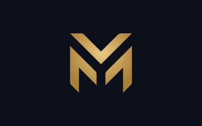 Letter M logo flat logo vector design template  Abstract M logo 9