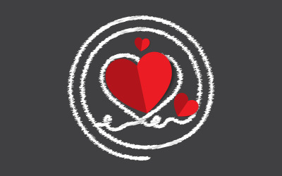 World heart day event medicinsk vektorillustration designmall v.1
