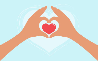 World Heart Day hälsosamt sjukhushändelse medicinsk vektorillustration designmall v.1