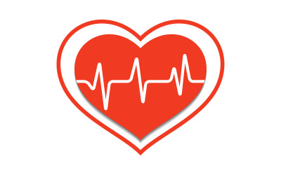 World heart day hälsosamt sjukhushändelse medicinsk vektorillustration designmall v.8