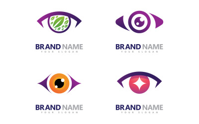 Szablon projektu logo Creative Concept Eyes, ikona logo pielęgnacji oczu 15.