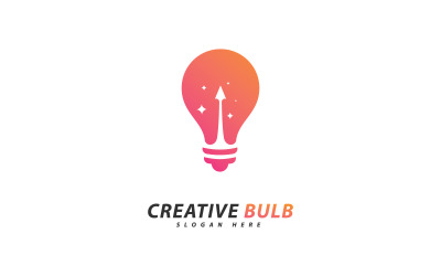 Creative Bulb logo concept vector. Creative Technology Logo design concept  16