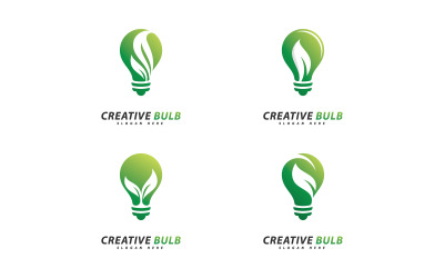 Creative Bulb logo concept vector. Creative Technology Logo design concept  19