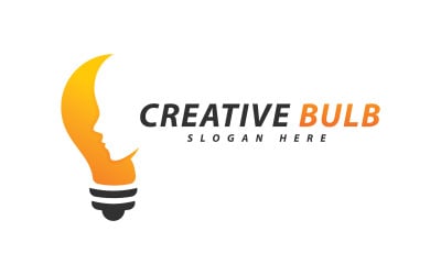 Creative Bulb logo concept vector. Creative Technology Logo design concept  8