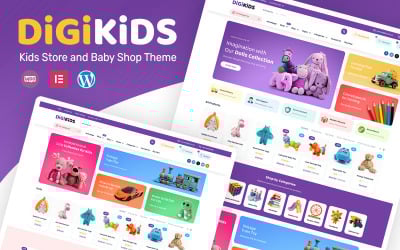 Digikids - 儿童商店和婴儿用品店主题