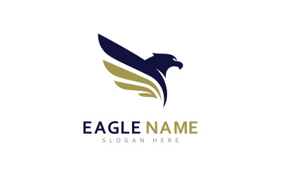 Eagle Logo Design Vector Eagle wings vector symbol Шаблон ілюстрації 4