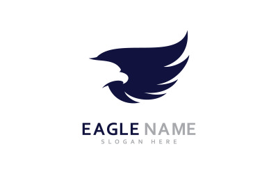 Eagle Logo Design Vector Eagle wings vector symbol Šablona ilustrace 12