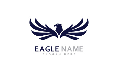 Eagle Logo Design Vector  Eagle wings vector symbol Template illustration  8