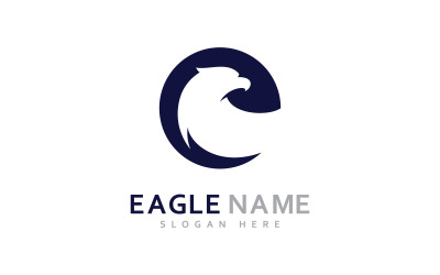 Eagle Logo Ontwerp Vector Eagle vleugels vector symbool Sjabloon illustratie 0