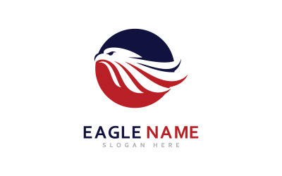 Eagle Logo Ontwerp Vector Eagle vleugels vector symbool Sjabloon illustratie 11