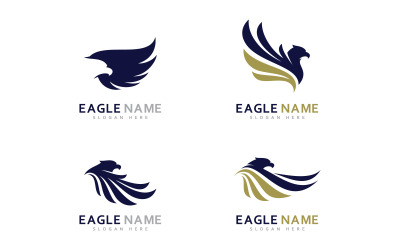 Eagle Logo Ontwerp Vector Eagle vleugels vector symbool Sjabloon illustratie 15