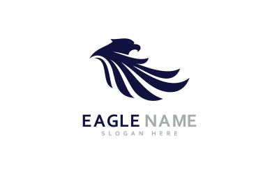 Eagle Logo Ontwerp Vector Eagle vleugels vector symbool Sjabloon illustratie 5